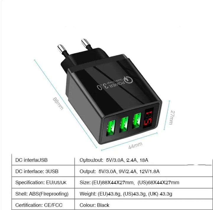 Smart LED USB Charger