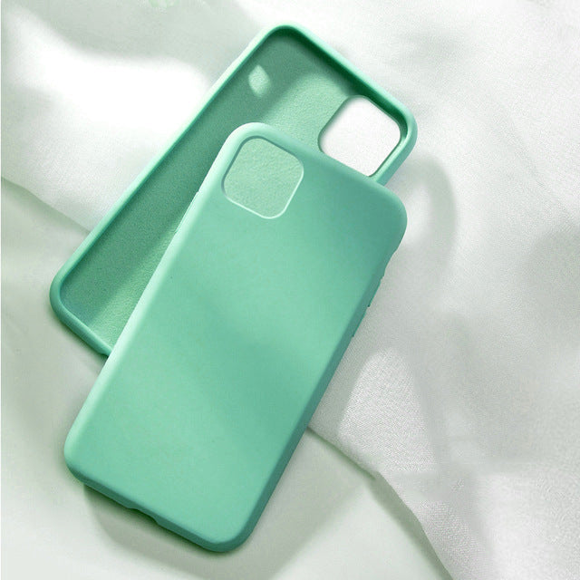 Liquid Silicone Full-Coverage iPhone Case