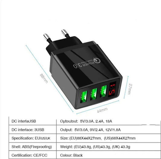 Smart LED USB Charger