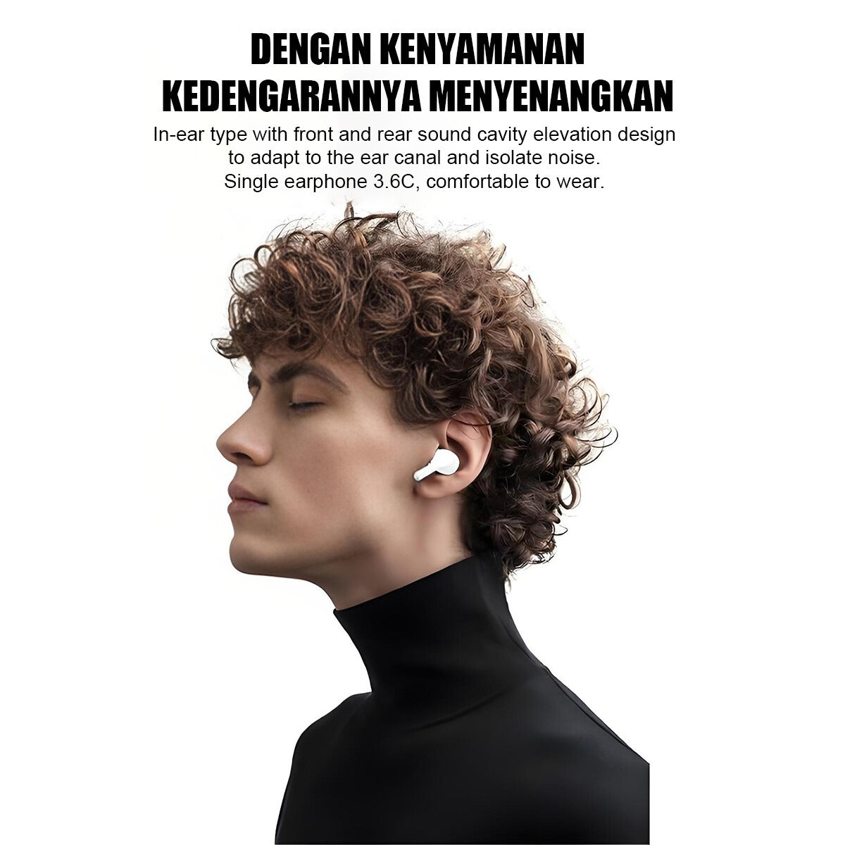 TWS Bluetooth 5.4 Wireless Earbuds with Touch LCD